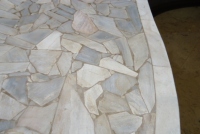 Caco Branco com Cinza