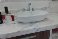 Lavatório Mármore Carrarinha 