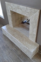 Lareira em Mármore Travertino 